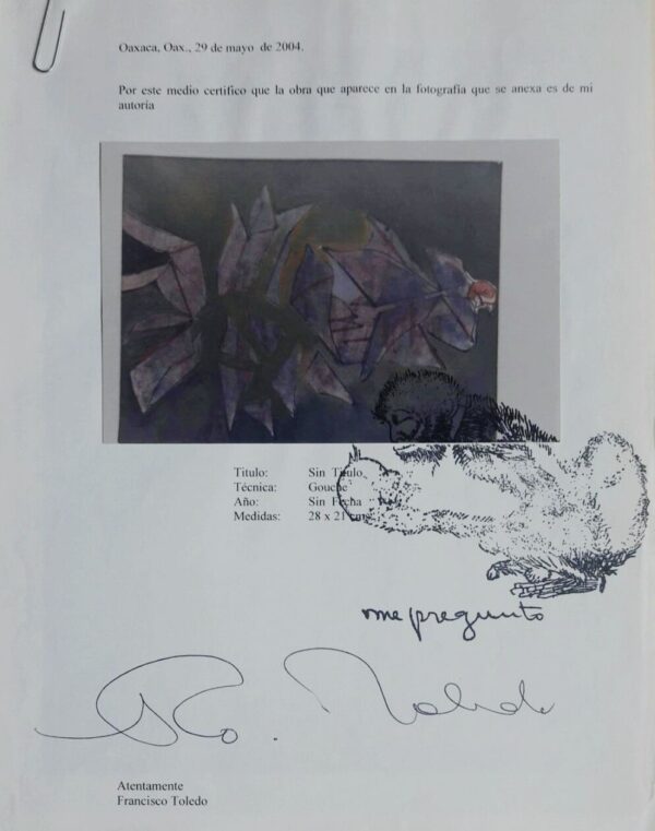 Francisco Toledo S/T - Image 2