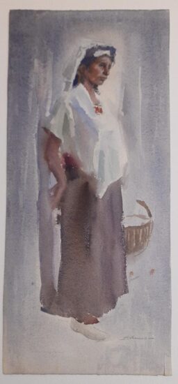 Edgardo Coghlan Acuarela Original (2)