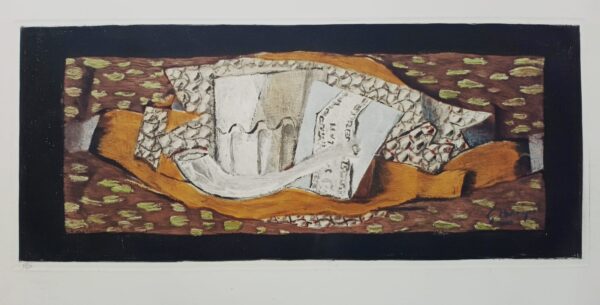 Nature morte au verre et à la pipe