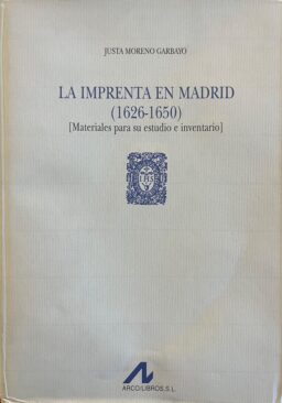 La imprenta en Madrid (1626 - 1650)