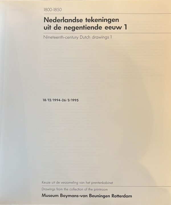 Nederlandse Tekeningen Uit De Negentiende Eeuw - Image 2