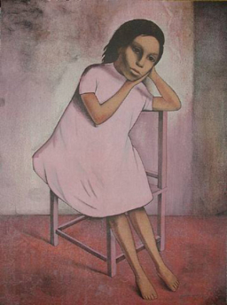 Niña de rosa